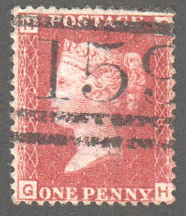 Great Britain Scott 33 Used Plate 78 - GH - Click Image to Close